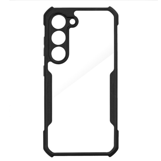 Husa SILKASE pentru Samsung S23, AntiGravity, AntiShock, negru/transparent (Telefoane Samsung, H2184) by www.silkase.ro