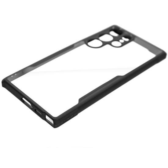 Husa SILKASE pentru Samsung S23 Ultra, AntiGravity, AntiShock, negru/transparent (Telefoane Samsung, H2186) by www.silkase.ro