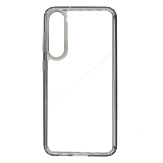 Husa SILKASE pentru Samsung Galaxy S23, silicon transparent/negru (Telefoane Samsung, H2187) by www.silkase.ro