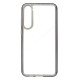 Husa SILKASE pentru Samsung Galaxy S23, silicon transparent/negru (Telefoane Samsung, H2187) by www.silkase.ro