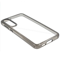 Husa SILKASE pentru Samsung Galaxy S23, silicon transparent/negru Husa SILKASE pentru Samsung Galaxy S23, silicon transparent/negru