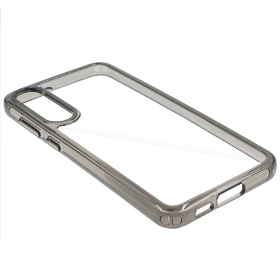 Husa SILKASE pentru Samsung Galaxy S23, silicon transparent/negru (Telefoane Samsung, H2187) by www.silkase.ro