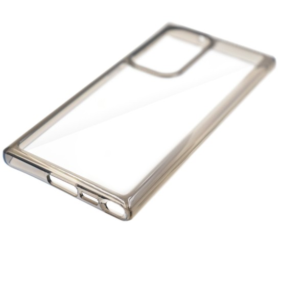 Husa SILKASE pentru Samsung Galaxy S23 Ultra, silicon transparent/negru (SILKASE, Telefoane Samsung) by www.silkase.ro Husa SILKASE pentru Samsung Galaxy S23 Ultra, silicon transparent/negru (Telefoane Samsung, H2189) by www.silkase.ro