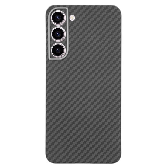 Husa fibra de carbon SILKASE MagSafe pentru Samsung S23, protectie camera, aramid kevlar, negru (SILKASE, Telefoane Samsung) by www.silkase.ro Husa fibra de carbon SILKASE MagSafe pentru Samsung S23, protectie camera, aramid kevlar, negru (Telefoane Samsung, H2192) by www.silkase.ro