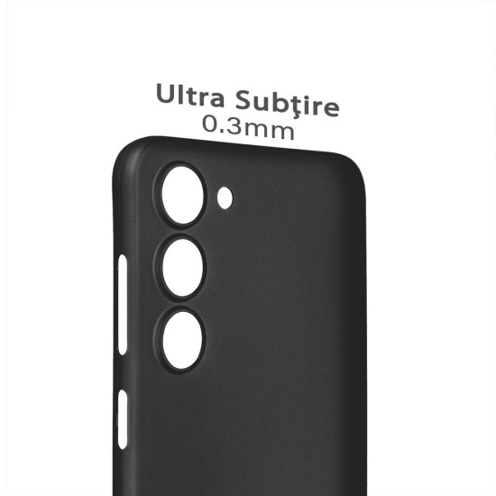 Husa 0.3mm SILKASE pentru Samsung Galaxy S23, subtire, plastic mat, culoare negru (SILKASE, Telefoane Samsung) by www.silkase.ro Husa 0.3mm SILKASE pentru Samsung Galaxy S23, subtire, plastic mat, culoare negru (Telefoane Samsung, H2196) by www.silkase.ro