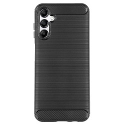 Husa SILKASE pentru Samsung Galaxy A14 5G, silicon carbon, culoare negru