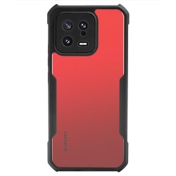 Husa SILKASE pentru Xiaomi 13, AntiGravity, AntiShock, negru/transparent