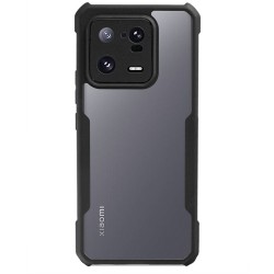 Husa SILKASE pentru Xiaomi 13 Pro, AntiGravity, AntiShock, negru/transparent