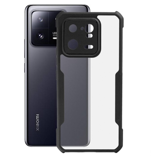 Husa SILKASE pentru Xiaomi 13 Pro, AntiGravity, AntiShock, negru/transparent (SILKASE, Husa AntiGravity) by www.silkase.ro Husa SILKASE pentru Xiaomi 13 Pro, AntiGravity, AntiShock, negru/transparent (13 Pro, H2215) by www.silkase.ro