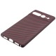 Husa fibra de carbon SILKASE pentru Google Pixel 7 Pro, aramid kevlar, negru/rosu (Telefoane Google, H2222) by www.silkase.ro