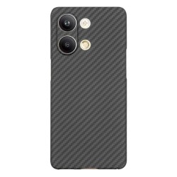 Husa fibra de carbon SILKASE pentru Oppo Reno 9 Pro, aramid kevlar, negru mat