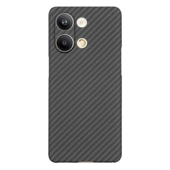 Husa fibra de carbon SILKASE pentru Oppo Reno 9 Pro, aramid kevlar, negru mat (Reno9 Pro, H2229) by www.silkase.ro