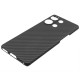 Husa fibra de carbon SILKASE pentru Oppo Reno 9 Pro, aramid kevlar, negru mat (Reno9 Pro, H2229) by www.silkase.ro