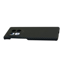 Husa fibra de carbon SILKASE pentru OnePlus 11,protectie camera, aramid kevlar, negru mat