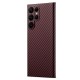 Husa fibra de carbon SILKASE pentru Samsung Galaxy S24 Ultra, aramid kevlar, protectie camera, rosu (SILKASE, Telefoane Samsung) by www.silkase.ro Husa fibra de carbon SILKASE pentru Samsung Galaxy S24 Ultra, aramid kevlar, protectie camera, rosu (RESIGILAT,LOVIT) (Telefoane Samsung, H2484) by www.silkase.ro