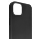 Husa SILKASE pentru iPhone 13 Mini, MagSafe, silicon culoare negru (iPhone 13 Mini, H2238) by www.silkase.ro