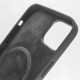 Husa SILKASE pentru iPhone 13 Mini, MagSafe, silicon culoare negru (iPhone 13 Mini, H2238) by www.silkase.ro
