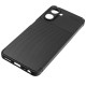 Husa SILKASE pentru Realme 10 Pro-5G silicon carbon, culoare negru (10 Pro, H2247) by www.silkase.ro
