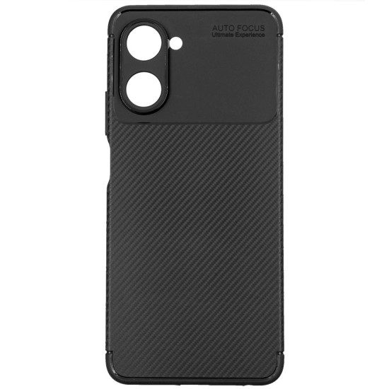 Husa SILKASE pentru Realme 10 Pro-5G silicon carbon, culoare negru (10 Pro, H2247) by www.silkase.ro