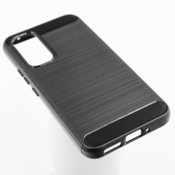 Husa SILKASE pentru Samsung Galaxy A54, silicon carbon, culoare negru