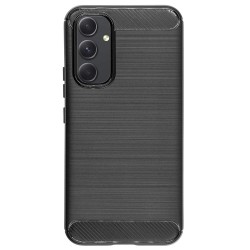 Husa SILKASE pentru Samsung Galaxy A54, silicon carbon, culoare negru