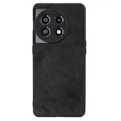 Husa alcantara SILKASE pentru OnePlus 11, material soft, culoare negru