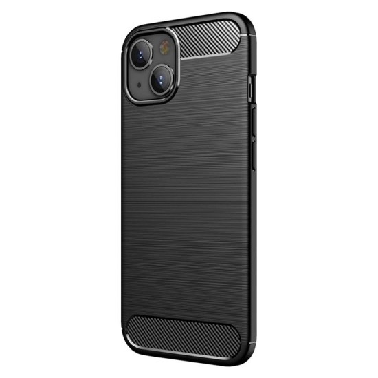 Husa SILKASE Pentru iPhone 13, silicon carbon, culoare negru (iPhone 13, H2266) by www.silkase.ro