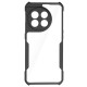 Husa SILKASE OnePlus 11, camera protection, AntiGravity, AntiShock, negru/transparent (Telefoane OnePlus, H2268) by www.silkase.ro
