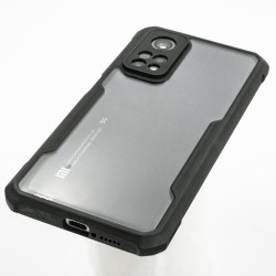Husa SILKASE pentru Xiaomi Mi 10T/10T Pro, camera protection, AntiGravity, AntiShock, negru/transparent