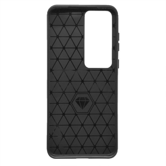Husa SILKASE pentru Huawei P60/ P60 Pro, silicon carbon, culoare negru (SILKASE, Husa Silicon Carbon) by www.silkase.ro Husa SILKASE pentru Huawei P60/ P60 Pro, silicon carbon, culoare negru (P60, H2277) by www.silkase.ro