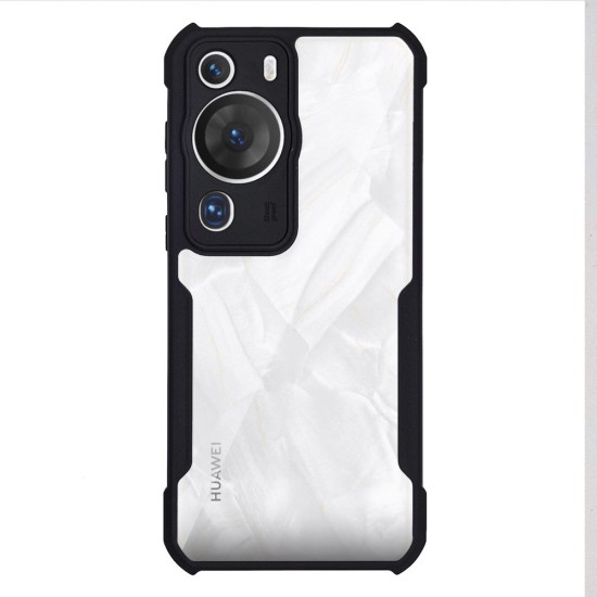 Husa SILKASE pentru Huawei P60 Pro, AntiGravity, AntiShock, negru/transparent (P60 Pro, H2278) by www.silkase.ro