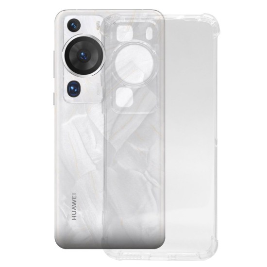 Husa AntiShock SILKASE pentruHuawei P60/ P60 Pro, protectie camera, silicon transparent (P60, H2280) by www.silkase.ro