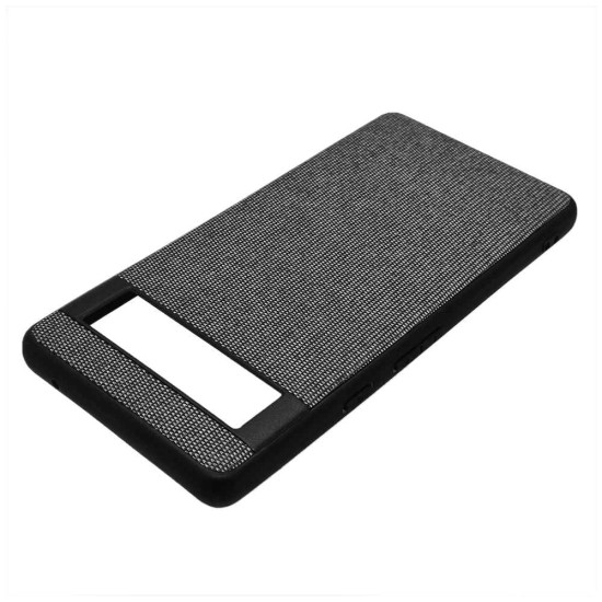 Husa SILKASE pentru Google Pixel 7a, fabric, culoare gri (Telefoane Google, H2281) by www.silkase.ro