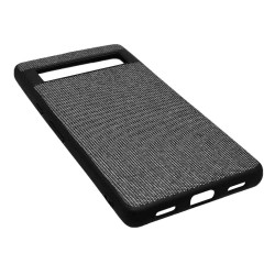 Husa SILKASE pentru Google Pixel 7a, fabric, culoare gri