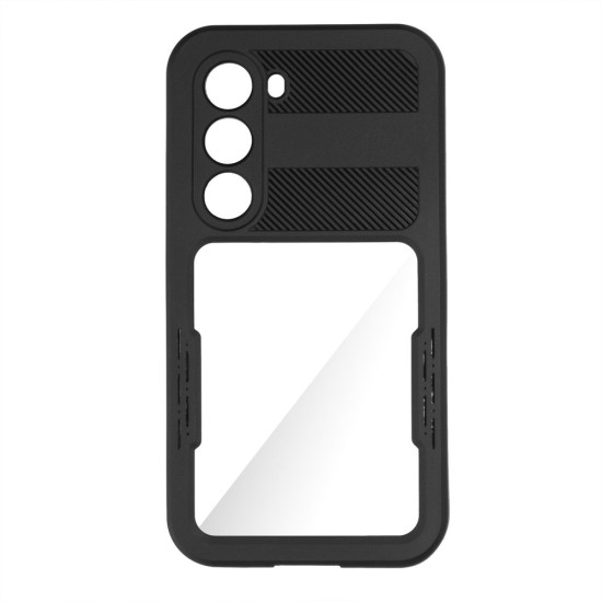 Husa SILKASE Diving pentru Samsung Galaxy S23, waterproof, shock proof protectie apa, negru (Telefoane Samsung, H2285) by www.silkase.ro
