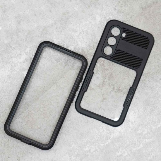 Husa SILKASE Diving pentru Samsung Galaxy S23, waterproof, shock proof protectie apa, negru (Telefoane Samsung, H2285) by www.silkase.ro