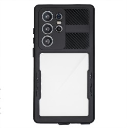 Husa SILKASE Diving pentru Samsung Galaxy S23 Ultra, waterproof, shock proof protectie apa, negru