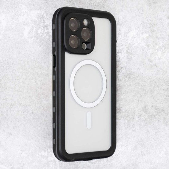 Husa SILKASE Diving pentru Apple Iphone 14 Pro Max, waterproof, shock proof protectie apa, negru (iPhone 14 Pro Max, H2288) by www.silkase.ro