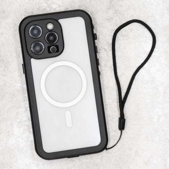 Husa SILKASE Diving pentru Apple Iphone 14 Pro Max, waterproof, shock proof protectie apa, negru (iPhone 14 Pro Max, H2288) by www.silkase.ro
