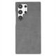 Husa Full alcantara MagSafe SILKASE pentru Samsung Galaxy S23 Ultra, culoare gri (Telefoane Samsung, H2289) by www.silkase.ro