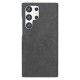 Husa Full alcantara MagSafe SILKASE pentru Samsung Galaxy S23 Ultra, culoare negru (Telefoane Samsung, H2290) by www.silkase.ro