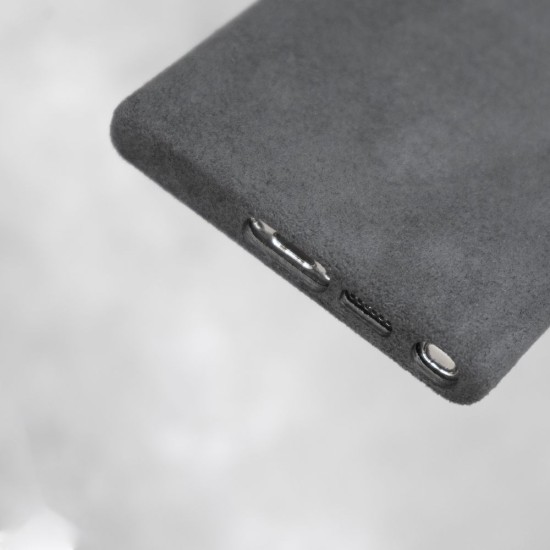 Husa Full alcantara MagSafe SILKASE pentru Samsung Galaxy S23 Ultra, culoare negru (Telefoane Samsung, H2290) by www.silkase.ro