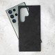 Husa alcantara SILKASE pentru Samsung Galaxy S23 Ultra, culoare negru (Telefoane Samsung, H2291) by www.silkase.ro
