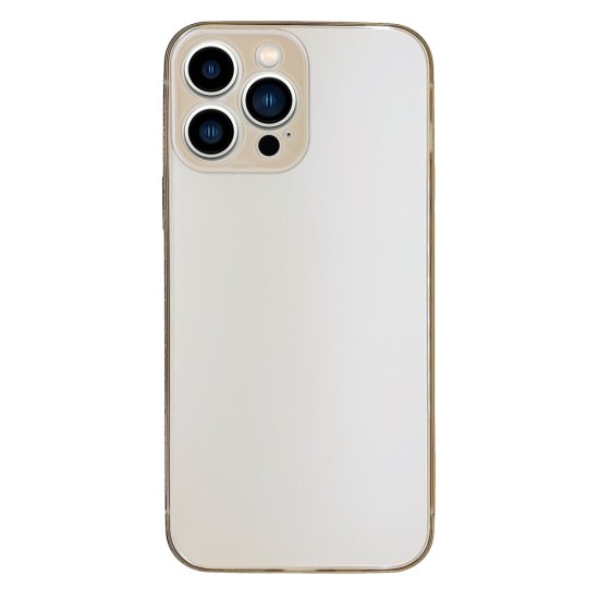 Husa SILKASE pentru Apple iPhone 13 Pro Max, protectie camera, metal/plastic, auriu (SILKASE, iPhone 13 Pro Max) by www.silkase.ro Husa SILKASE pentru Apple iPhone 13 Pro Max, protectie camera, metal/plastic, auriu (iPhone 13 Pro Max, H2295) by www.silkase.ro