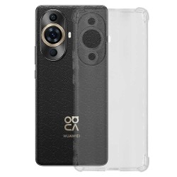 Husa AntiShock SILKASE pentru Huawei Nova 11 Pro/Ultra , protectie camera, silicon transparent