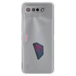 Husa AntiShock SILKASE pentru Asus Rogphone 7, protectie camera, silicon transparent