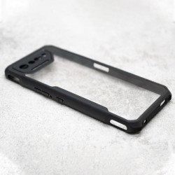 Husa SILKASE pentru Asus Rogphone 7, AntiGravity, AntiShock, negru/transparent