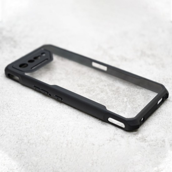 Husa SILKASE pentru Asus Rogphone 7, AntiGravity, AntiShock, negru/transparent (ROG Phone 7, H2305) by www.silkase.ro