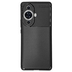 Husa SILKASE pentru Huawei Nova 11 , AutoFocus, silicon carbon, culoare negru