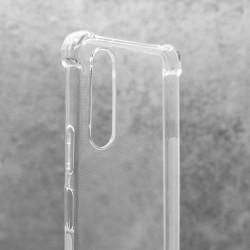Husa AntiShock SILKASE pentru Sony Xperia 10 V, protectie camera, silicon transparent